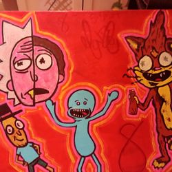 Custom Rick And Morty Painting By Me