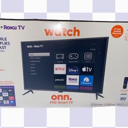 TV 43in ONN Roku (New)