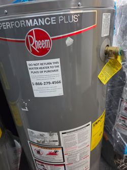 New Water Heater Rheem