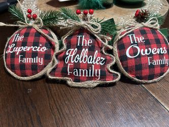 Personalized Christmas Ornaments