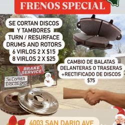 🎄✨ FRENOS / BRAKES SPECIAL! ✨🎄