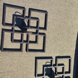 Metal Wall Hanging Candle Holders Home Decor 