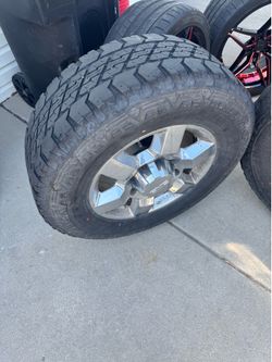8x180 18” Stock GMC Wheels and Tires