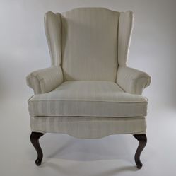 Sam Moore Cream Wingback Armchair