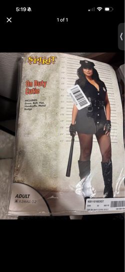 Spirit On Duty Cutie Police Costume XS