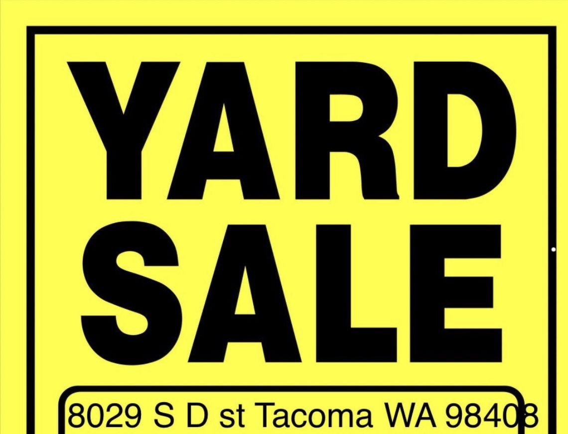 Yard Sale Sat 8/1 9-4