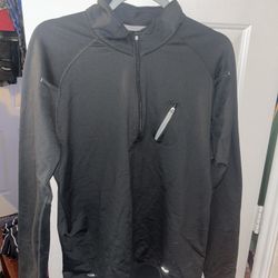 Nike Dri-Fit Navy 1/4 Zip Pullover Fleece Lined Men's Small