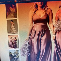 David’s Bridal Bridesmaid Dress- Size 8 