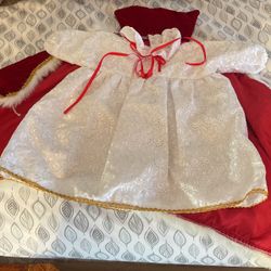 Nino Dios  Dress   Small With A Red Cape $30  Normally Sells 50-60 