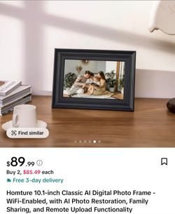 Homture 10.1-Inch AI Digital Photo Frame