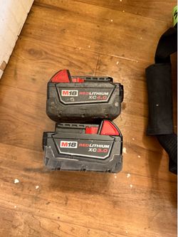 Milwuakee Batteries
