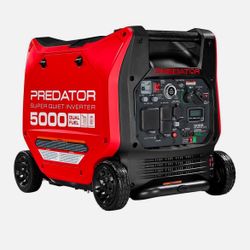 PREDATOR 5000 Watt Dual-Fuel SUPER QUIET Inverter Generator with Remote Start 