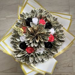 Money Bouquet & Eternal Roses