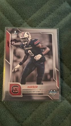 Nyck Harbor Bowman Chrome 1st Trading Card
