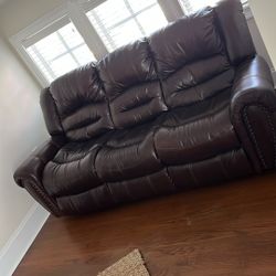 Couch Recliner - Like New 