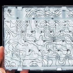 Ctrl-T x RFP Ice Caps | Topographic Keycap Set - Sealed