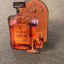 Vintage Amaretto Di Saronno Clock