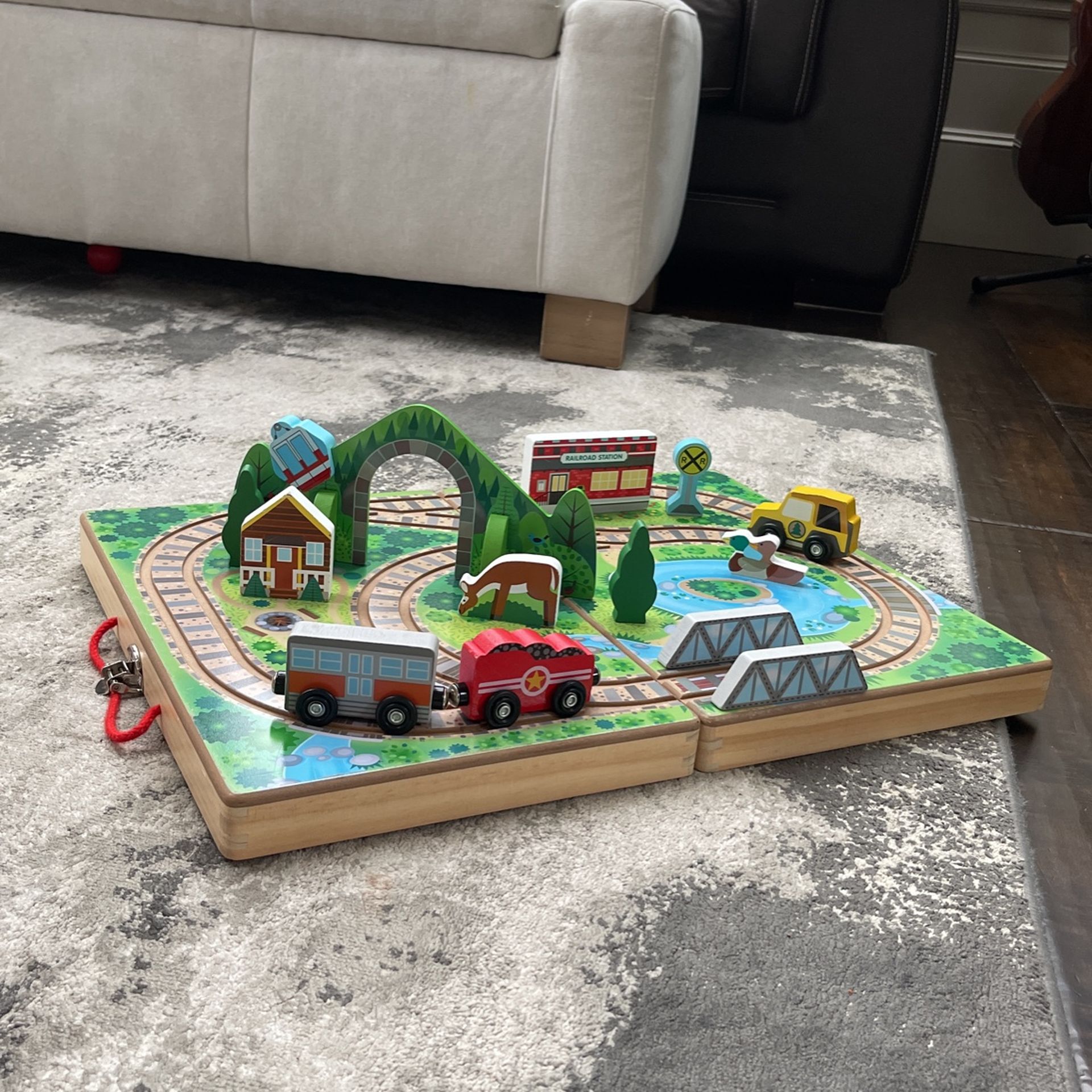 Wooden Train Set