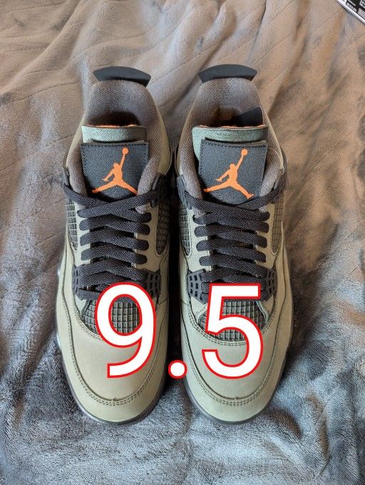 size 9.5 Undefeated x Air Jordan AJ 4 Nike deep Green Clemente IN hand retro OG SP