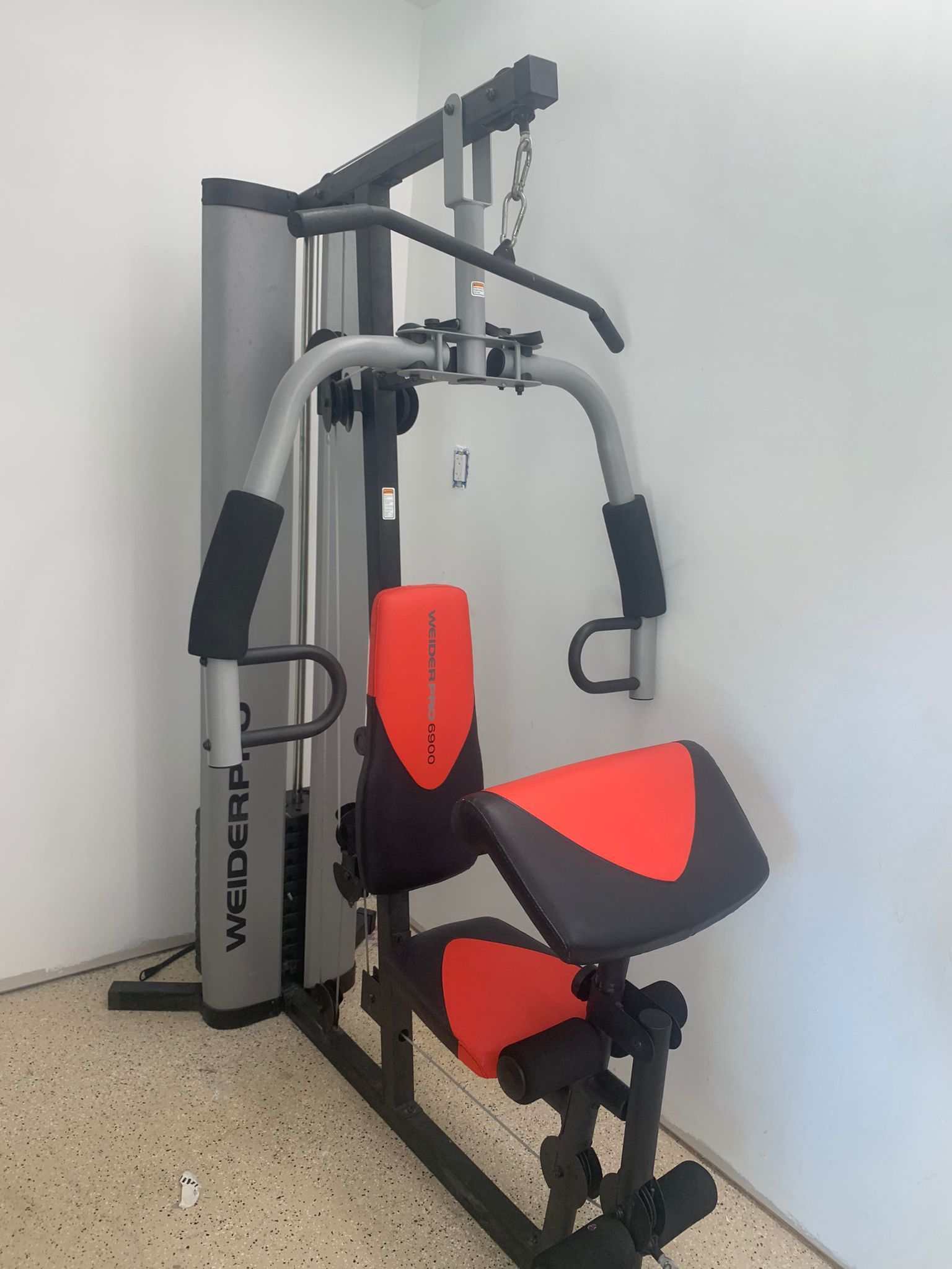 Weider Pro 6900 Home Gym System Equipment w/ 6 Workout Stations
