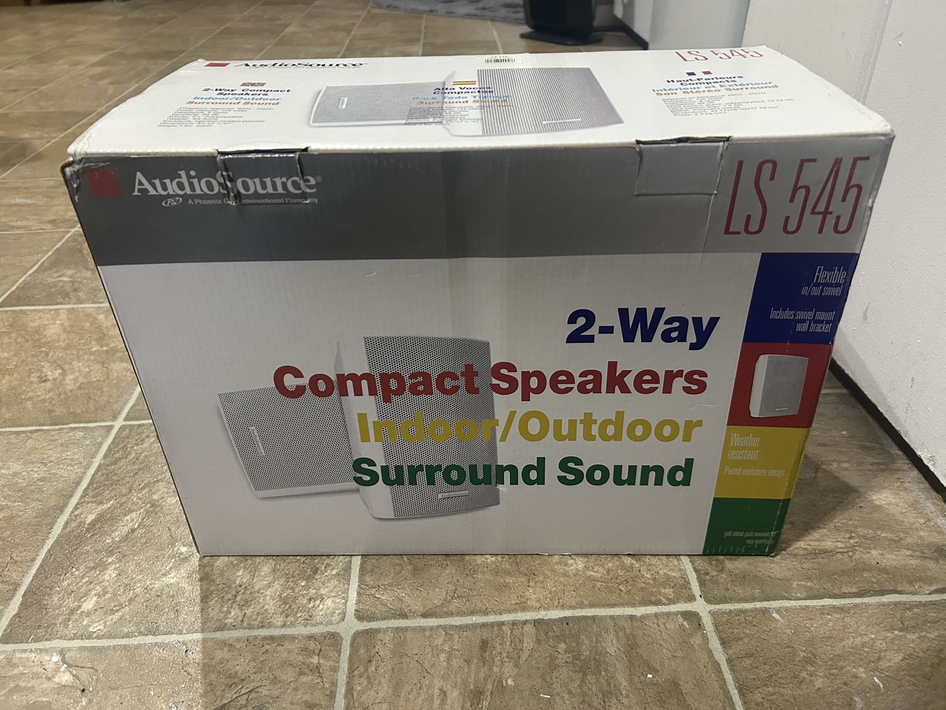 AudioSource 2-Way Compact Speakers LS- 545