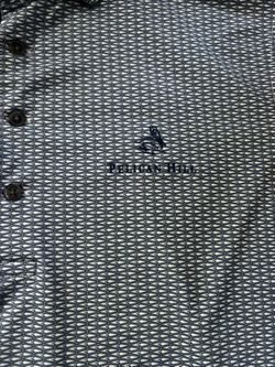 Greyson Pelican Hill Resort Newport  Mens Tech Golf  Polo size M Blue White