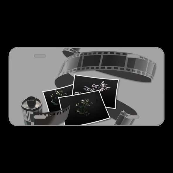 License Plate Novelty Car Front Filmstrip Negative Film Roll