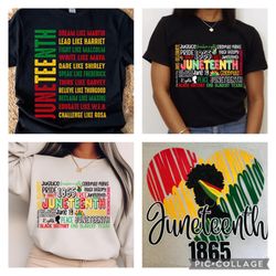 Juneteenth Graphics Tops