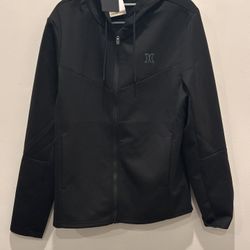 Hurley Men's Icon Chest Logo Full Zip Hooded Sweatshirt Small Brand New