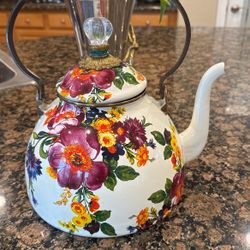 Mackenzie Childs Flower Market Tea Pot 