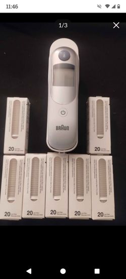 Braun Thermometer with refill lens