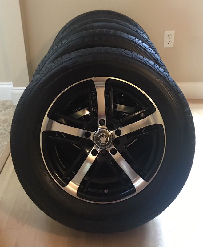 König SF68 16" Rims w/ Falken Tires