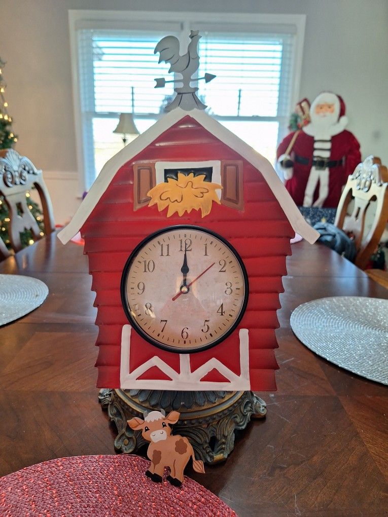 Barn Clock With Or Without A Calf Pendulum