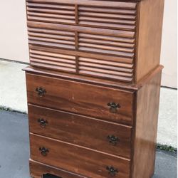 Antique Highboy Dresser 