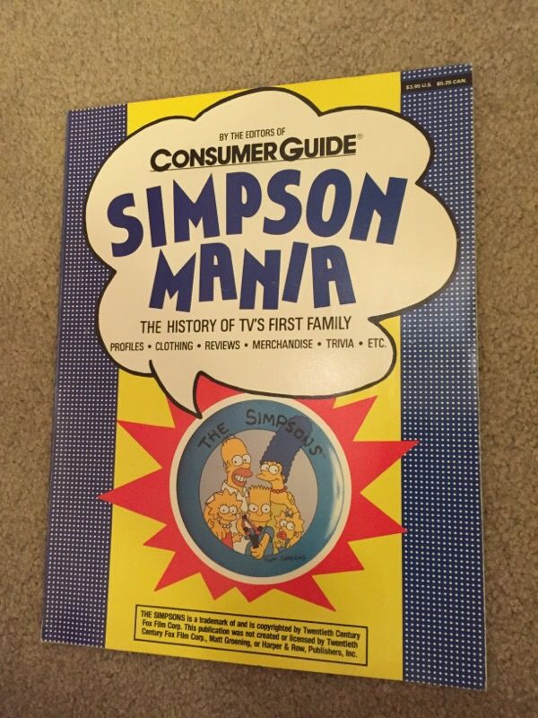 Simpson mania book