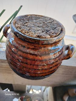 Antique  Stoneware Bowl