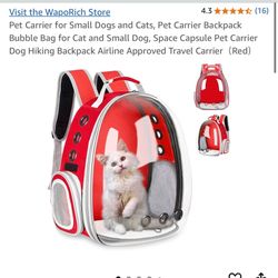 Used Pet Carrier for Small Dogs and Cats, (Cleaned)