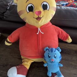 Cash Only HUGE Daniel tiger And Tigey Plush Cuddly Toys