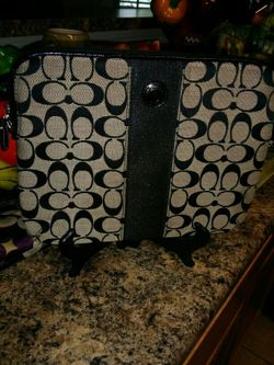 Coach iPad or computer holder
