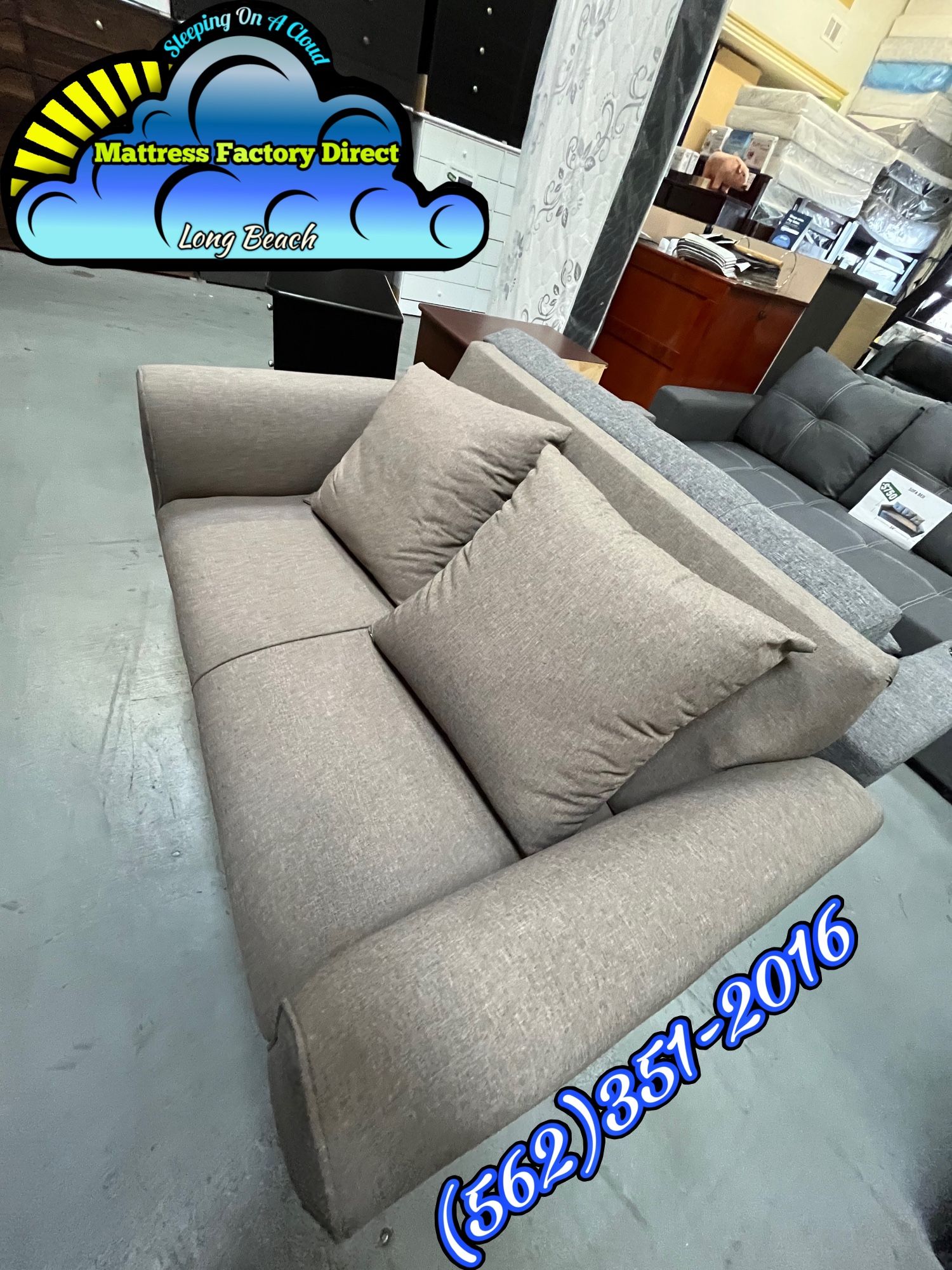 Sofa Couch New Very Nice Two Seater Love Seat 