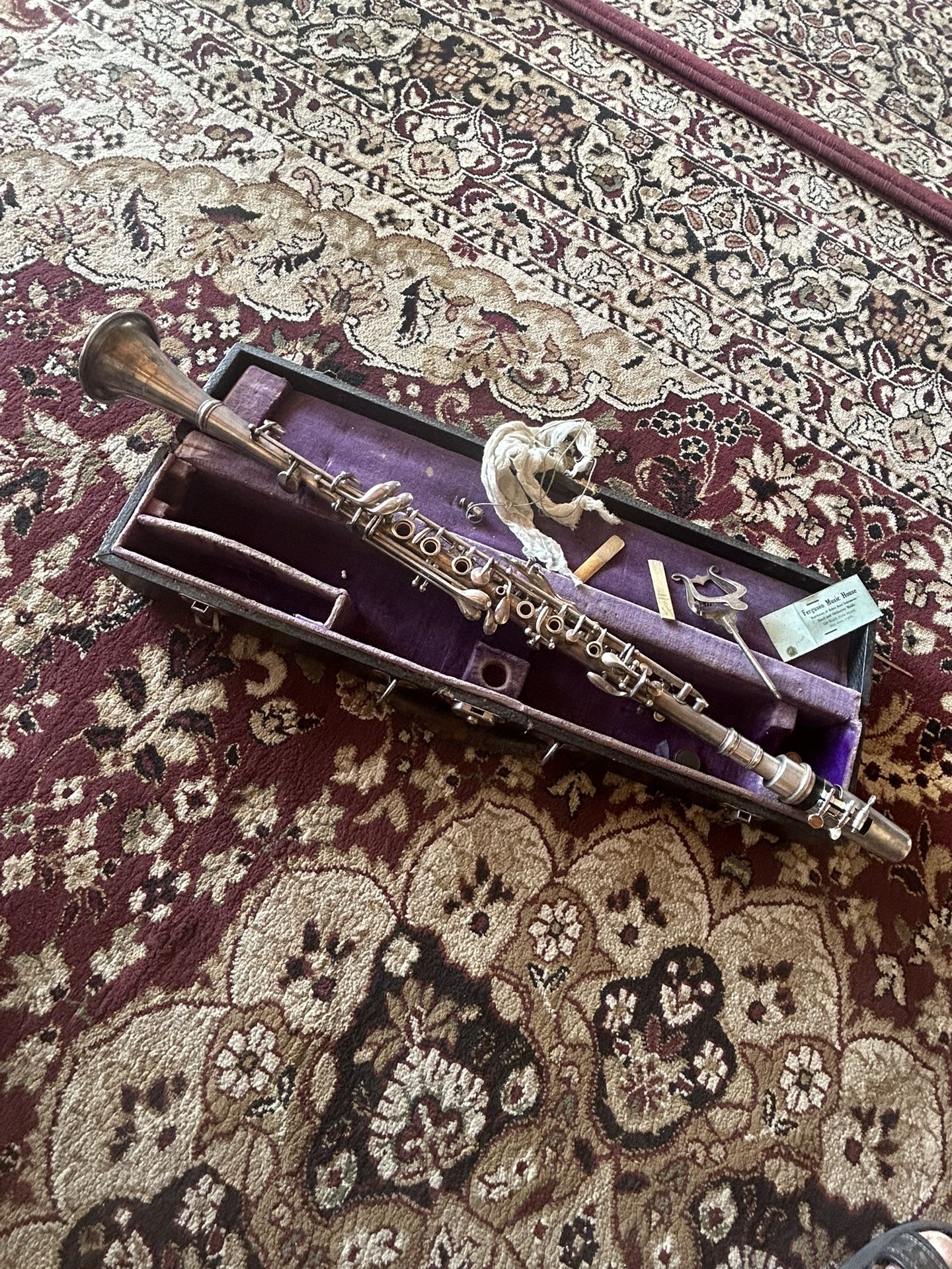Henri La Vella American metal clarinet Silver