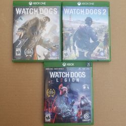 Xbox One  - Watch Dog's  - 3 Game's 