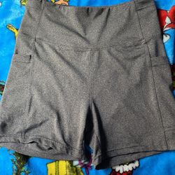Grey Medium Excerise Short