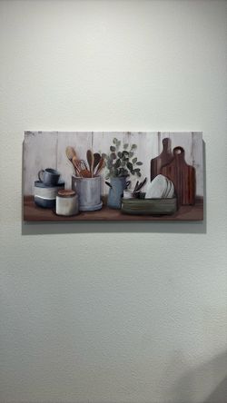 Kitchen Wall Decor (canvas Painting) 