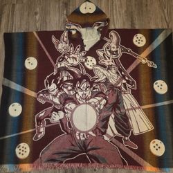 Dragon Ball Poncho ,Anime ,Dragon Ball,Demon Slayer,Pokémon ,Attack On Titan,toys ,trading Cards,Jijetsu Kaisen,,my Heroe Academia,retro,Naruto 