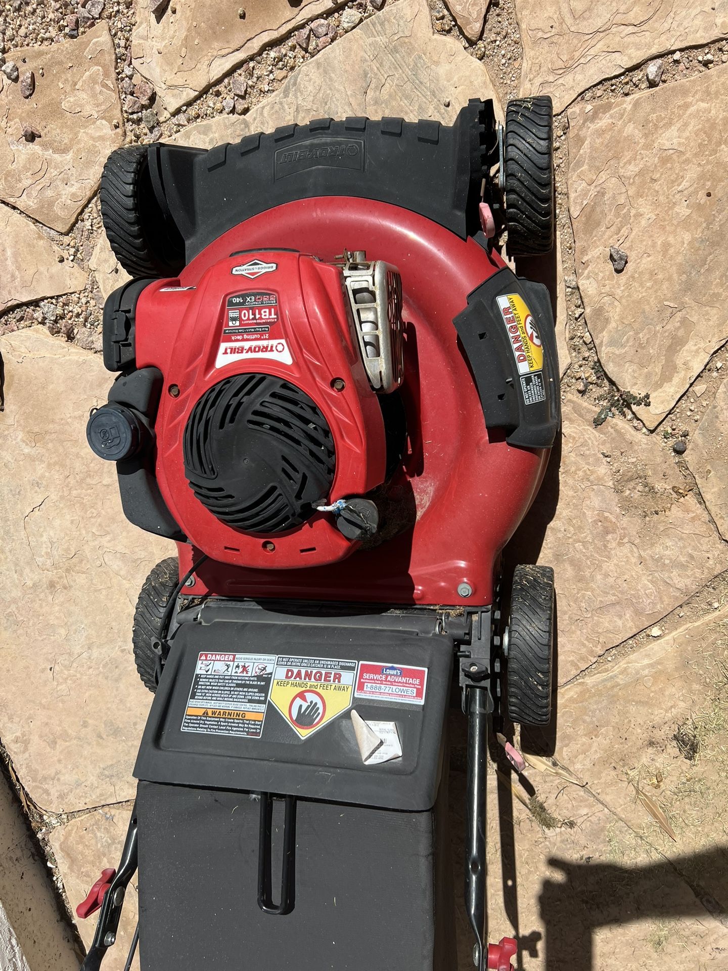 Lawn mower - Working Note Rip Cord Broken