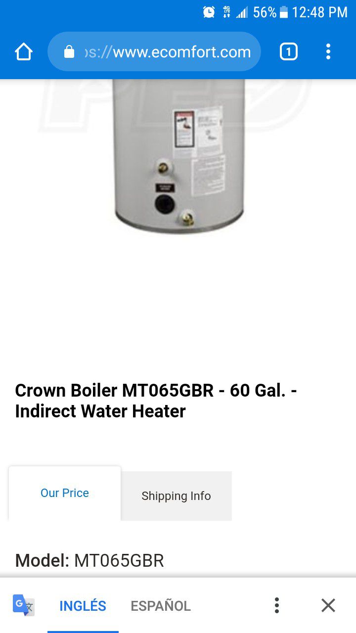 calentador de agua water heater