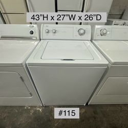 Whirlpool Washer Top Load Electric (#115)