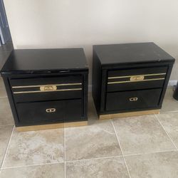 Hollywood Regency Chest And End Tables