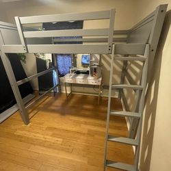 Loft bed with stairs